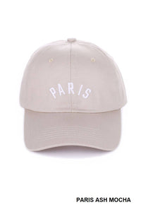 Ash Mocha Embroidered New York Baseball Cap