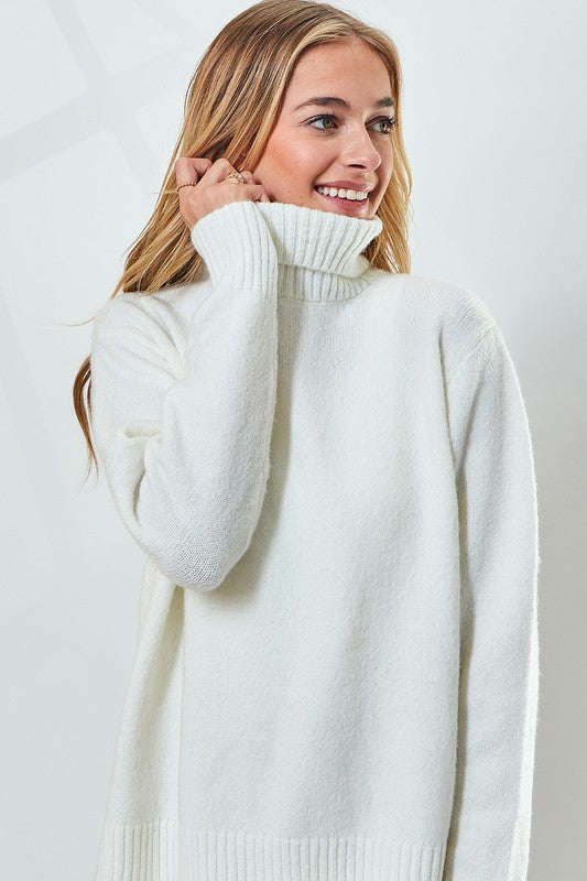 Soft turtle neck sweater