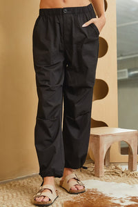 Black utility pants