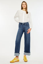 Load image into Gallery viewer, High rise wide leg jean
