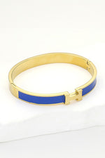 Load image into Gallery viewer, Enamel H Bracelet
