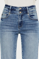 Load image into Gallery viewer, High rise slim straight jeans
