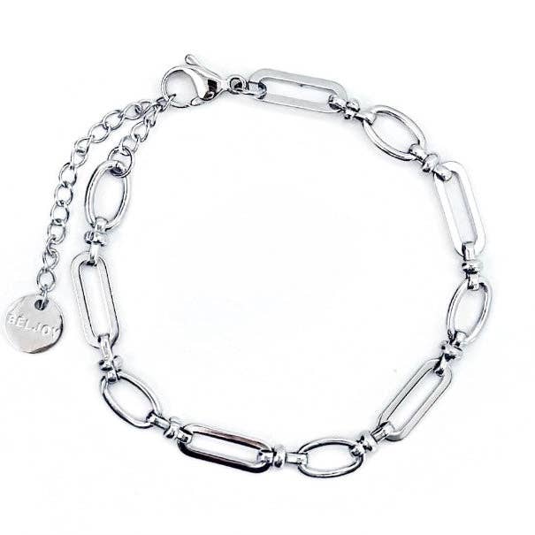 Brielle SilverChain Link Bracelet