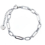 Load image into Gallery viewer, Brielle SilverChain Link Bracelet
