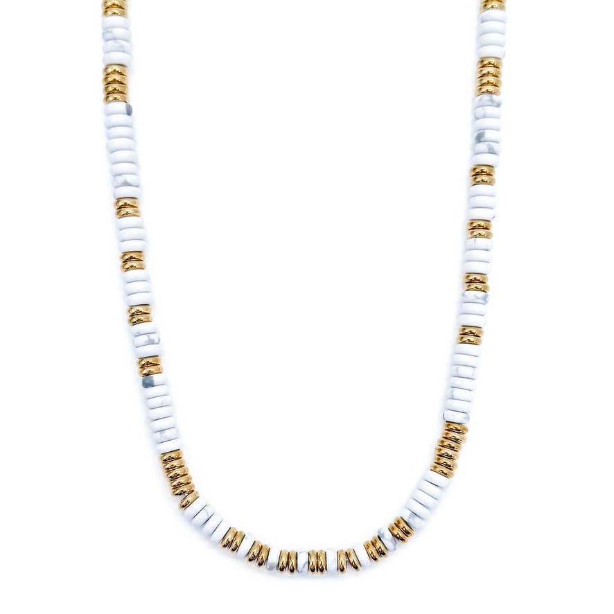 Joan Green Multi Color Beaded Stone Necklace