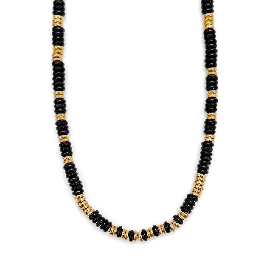 Joan Green Multi Color Beaded Stone Necklace