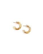 Load image into Gallery viewer, Ethel Gold Hoop Earrings
