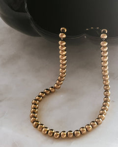 Laya Small Gold Beaded Necklace