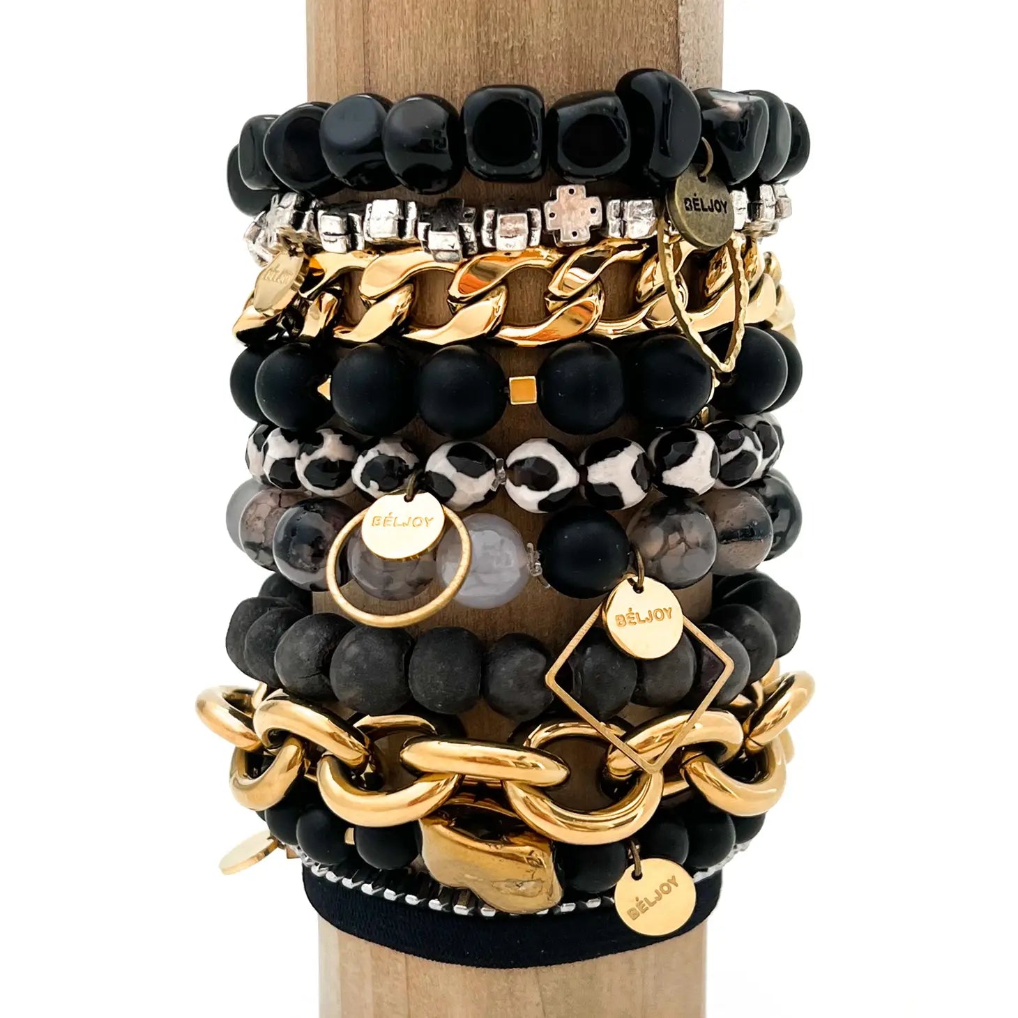 Black bracelet collection