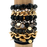 Load image into Gallery viewer, Black bracelet collection
