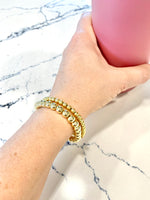 Load image into Gallery viewer, Gold bead bracelet
