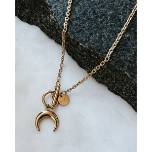 Wesson Moon Toggle Necklace