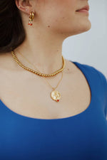 Load image into Gallery viewer, Laya Small Gold Beaded Necklace
