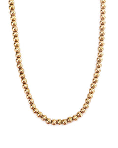 Laya Small Gold Beaded Necklace