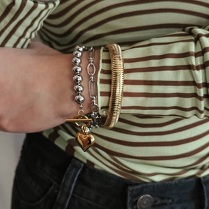 Brielle SilverChain Link Bracelet