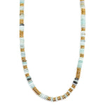 Load image into Gallery viewer, Joan Green Multi Color Beaded Stone Necklace
