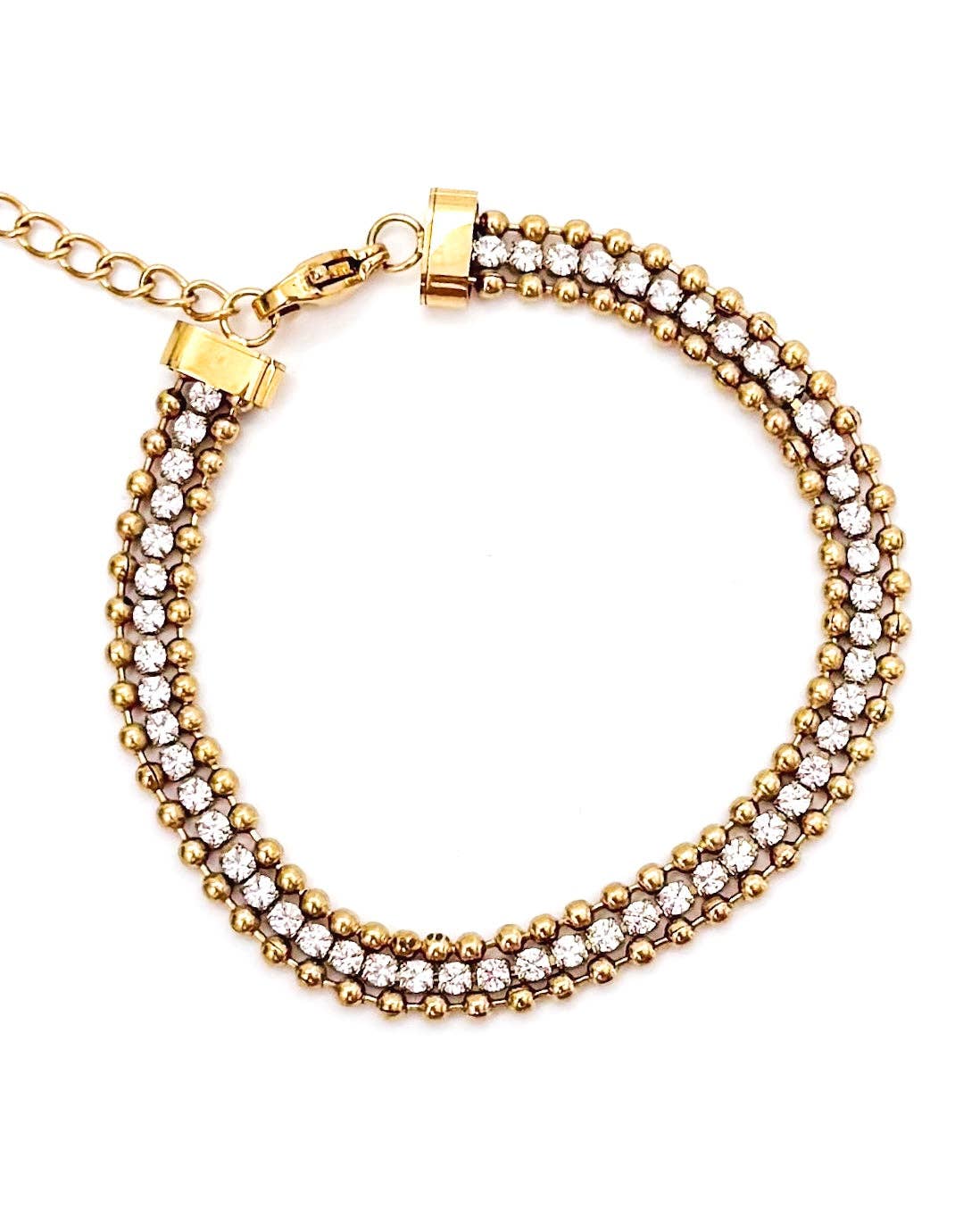 Barlow Crystal Chain Bracelet