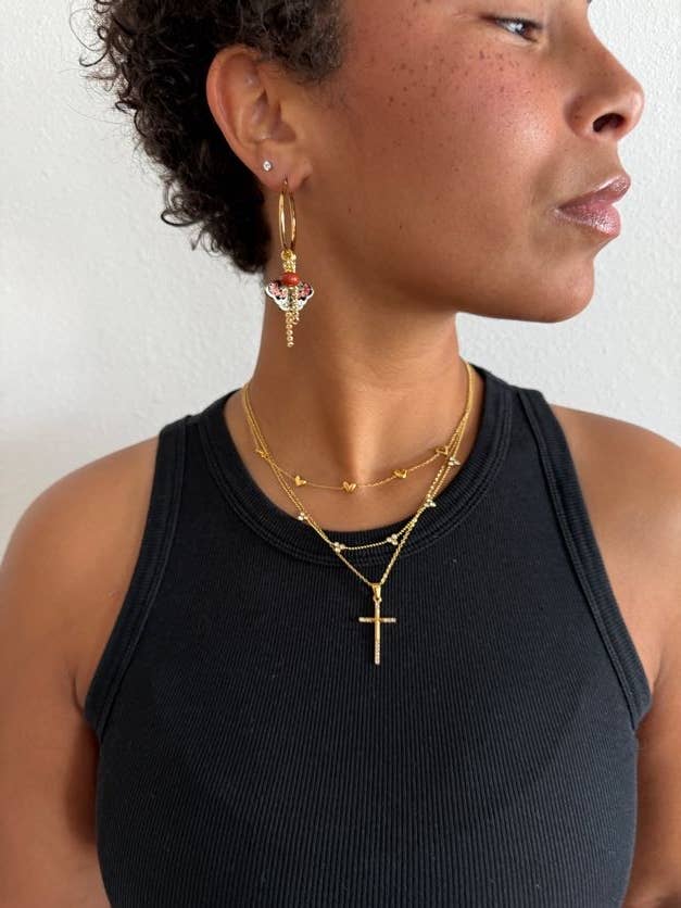 Sadie Dainty Crystal Necklace