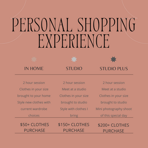 2-Hour Personal Shopping with the Customer